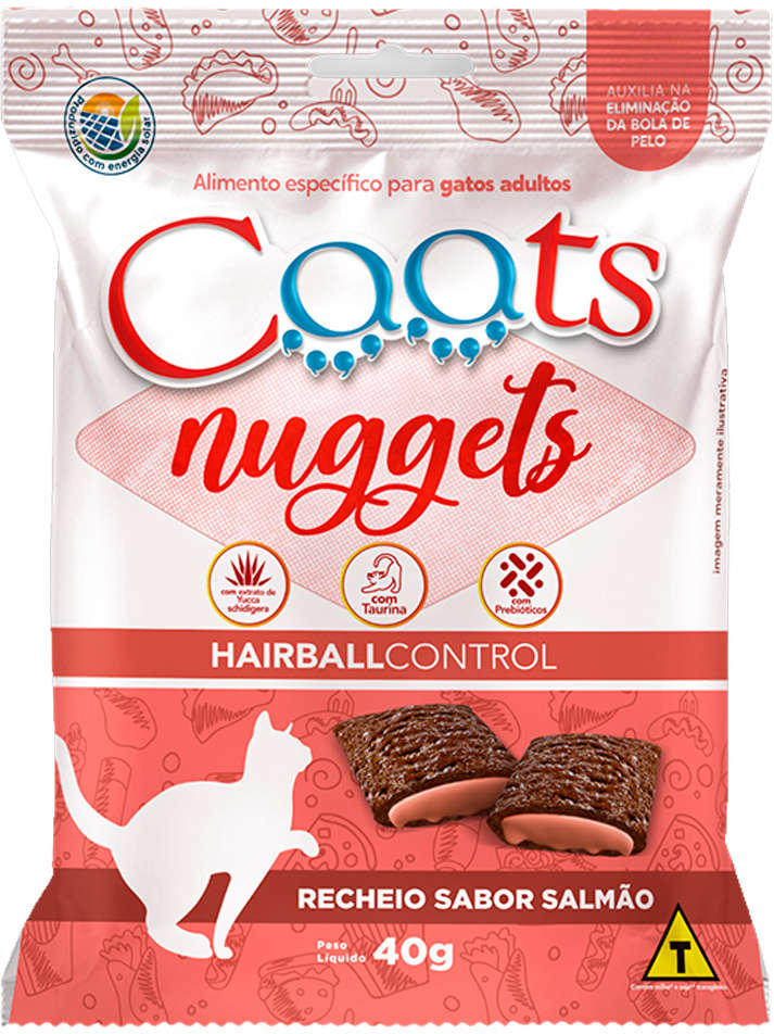Nuggets Caats Urinary Tract Control Salmão para Gatos - 40 g