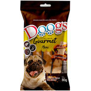 Osso Doogs Gourmet para Cães Adultos Porte Mini Sabor Costelinha Defumada - 80g