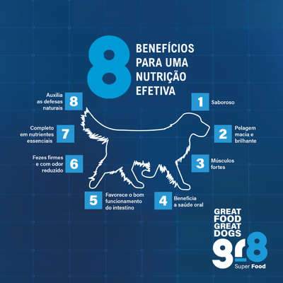 Ração Seca Gr8 Proline Frango para Cães Adultos