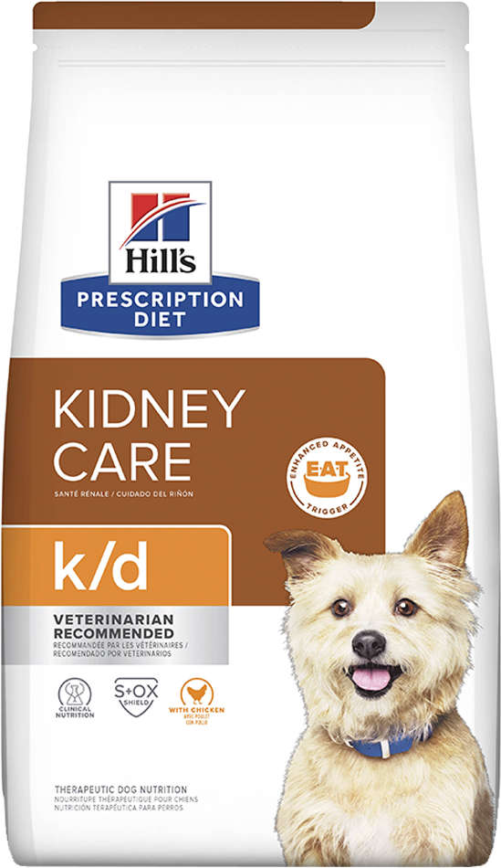 Ração Seca Hill's Prescription Diet k/d Cuidado Renal para Cães Adultos - 1,5Kg