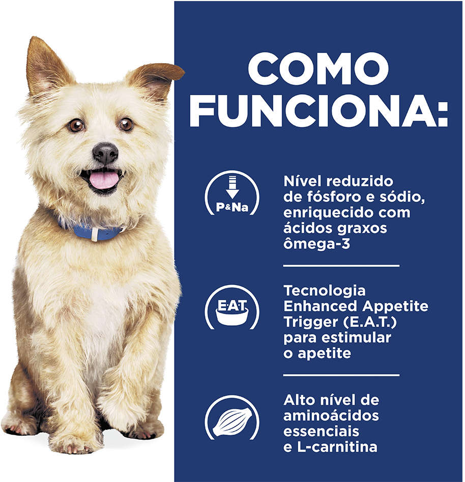Ração Seca Hill's Prescription Diet k/d Cuidado Renal para Cães Adultos - 1,5Kg