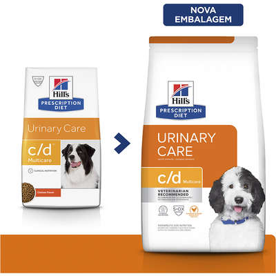 Ração Seca Hill's Prescription Diet c/d Multicare Cuidado Urinário para Cães Adultos