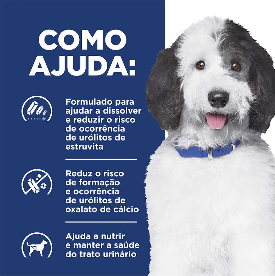 Ração Seca Hill's Prescription Diet c/d Multicare Cuidado Urinário para Cães Adultos - 7,98Kg