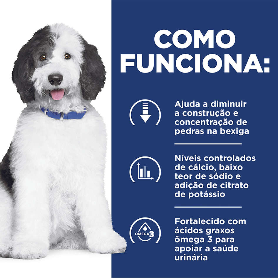 Ração Seca Hill's Prescription Diet c/d Multicare Cuidado Urinário para Cães Adultos - 7,98Kg