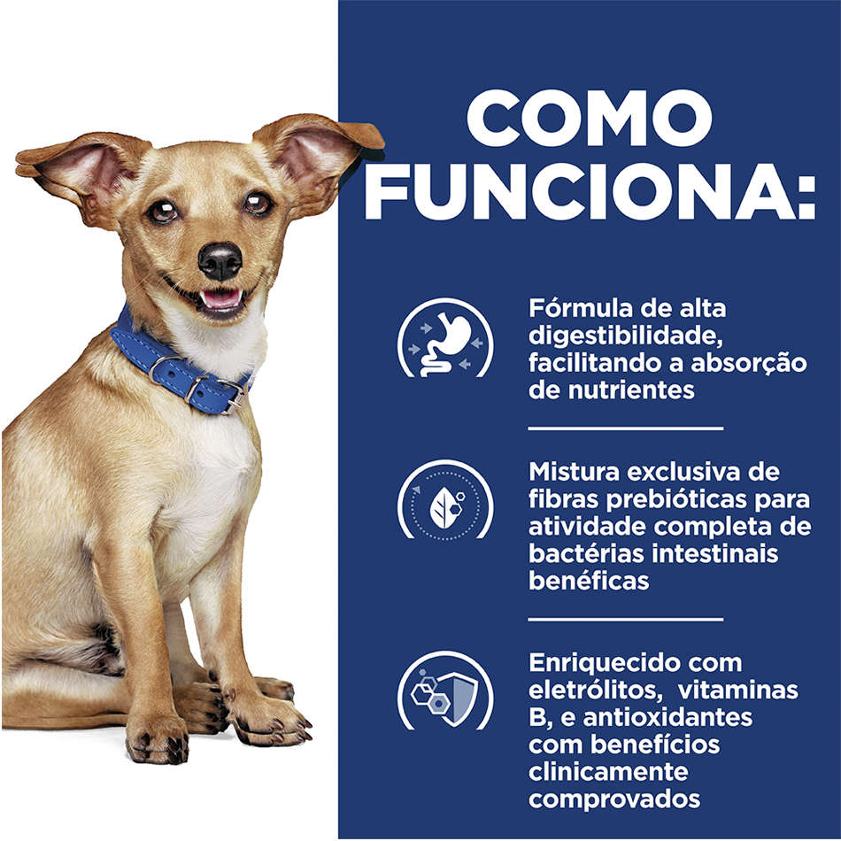 Ração Seca Hill's Prescription Diet i/d Pedaços Pequenos Cuidado Gastrointestinal para Cães Adultos - 1,5Kg