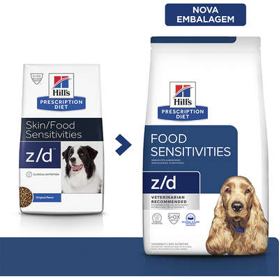 Ração Hills Canine Prescription Diet Z/D para Alergias Alimentares