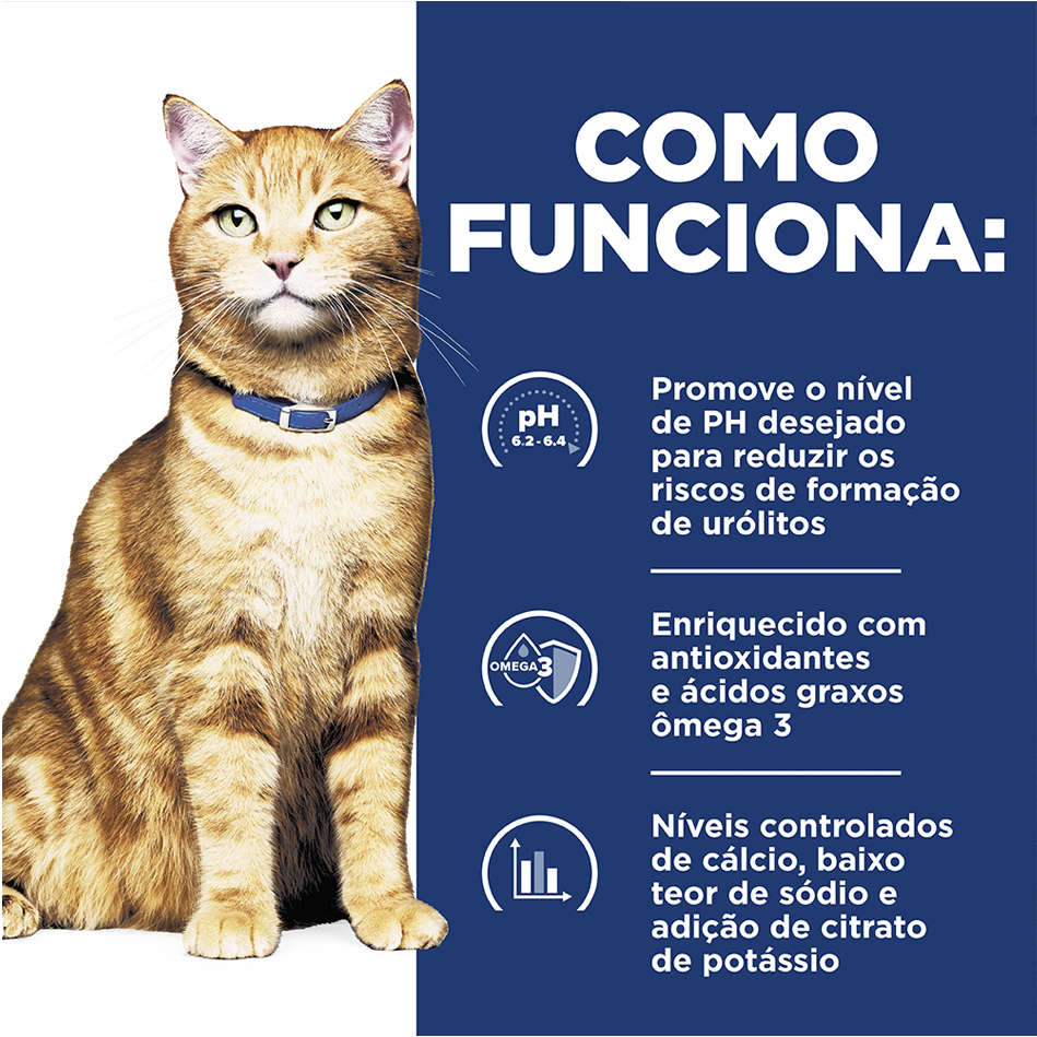 Ração Úmida Hill's Prescription Diet c/d Cuidado Urinário Multicare Frango e Vegetais para Gatos - 82 g