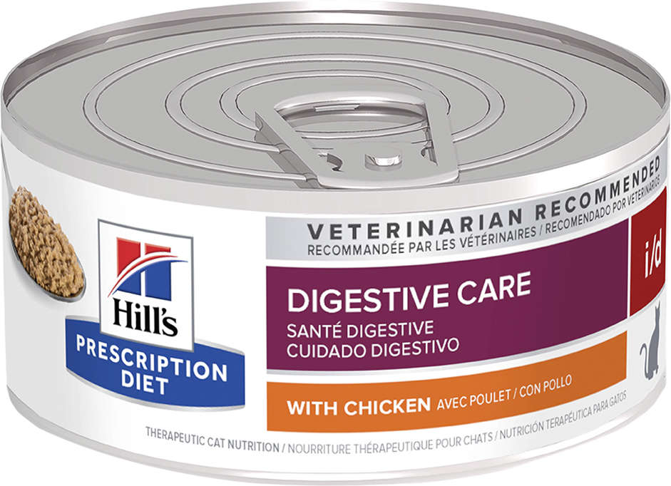 Ração Úmida Hill's Prescription Diet Lata i/d Cuidado Digestivo para Gatos Adultos - 82 g