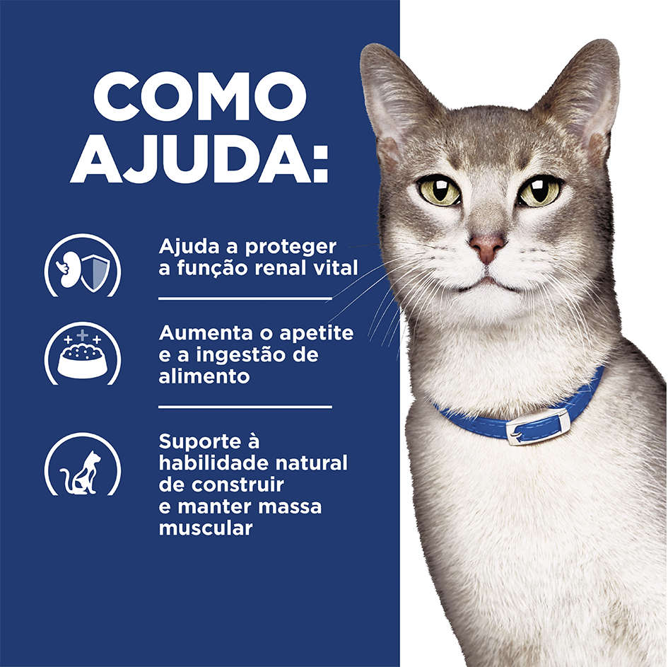 Ração Úmida Hill's Prescription Diet Lata k/d Cuidado Renal para Gatos - 82 g