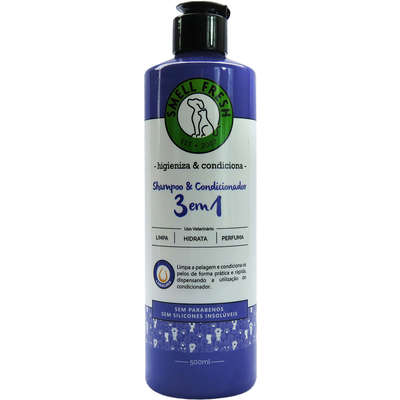 Shampoo VetSense Smell Fresh 3 em 1 para Cães e Gatos