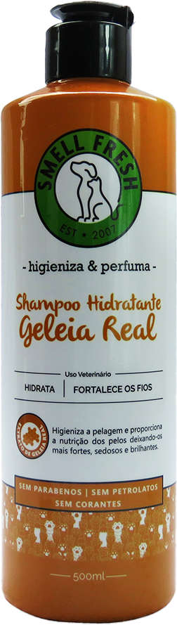 Shampoo Hidratante Smell Fresh Geleia Real para Cães e Gatos - 500 mL