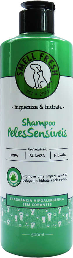 Shampoo Smell Fresh Peles Sensíveis para Cães e Gatos - 500 mL