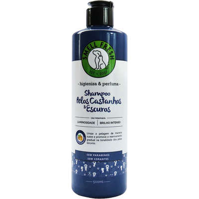 Shampoo VetSense Smell Fresh Pelagem Escura para Cães e Gatos