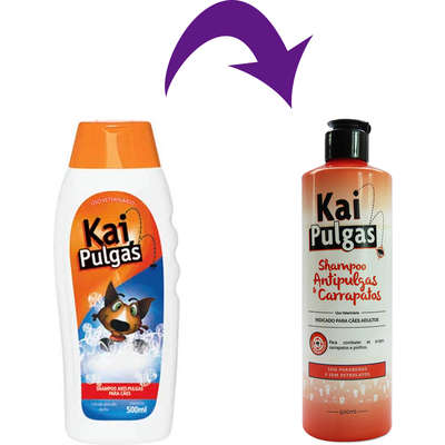 Shampoo Antipulgas VetSense Kaipulgas para Cães
