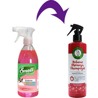 Perfume Smell Fresh Morango e Champagne para Cães e Gatos