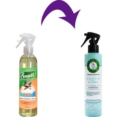 Banho a Seco Spray  Smell Fresh  para Cães e Gatos