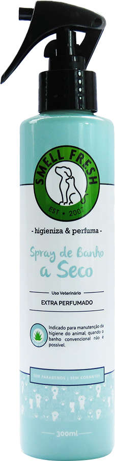 Banho a Seco VetSense Smell Fresh Easy Clean Spray para Cães e Gatos - 300 mL