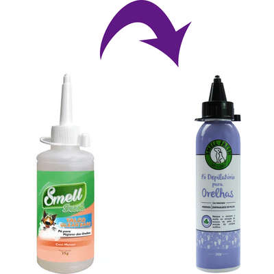 Pó Depilatório para Orelhas Smell Fresh  para Cães e Gatos
