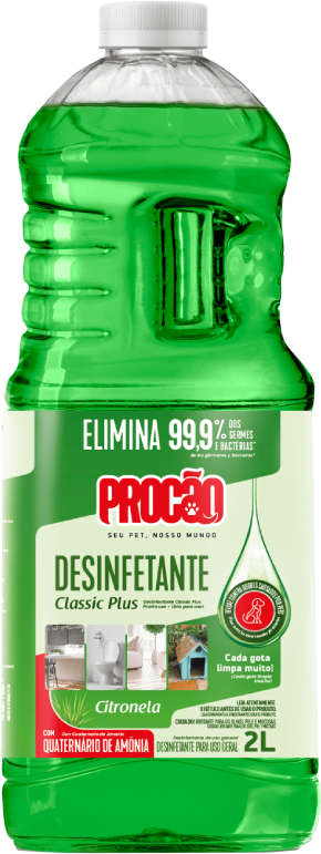 Desinfetante Procão Classic Plus Citronela - 2 Litros