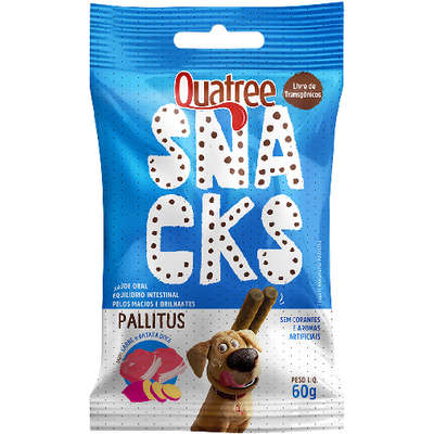 Petisco Quatree Snacks Carne e Batata Doce para Cães