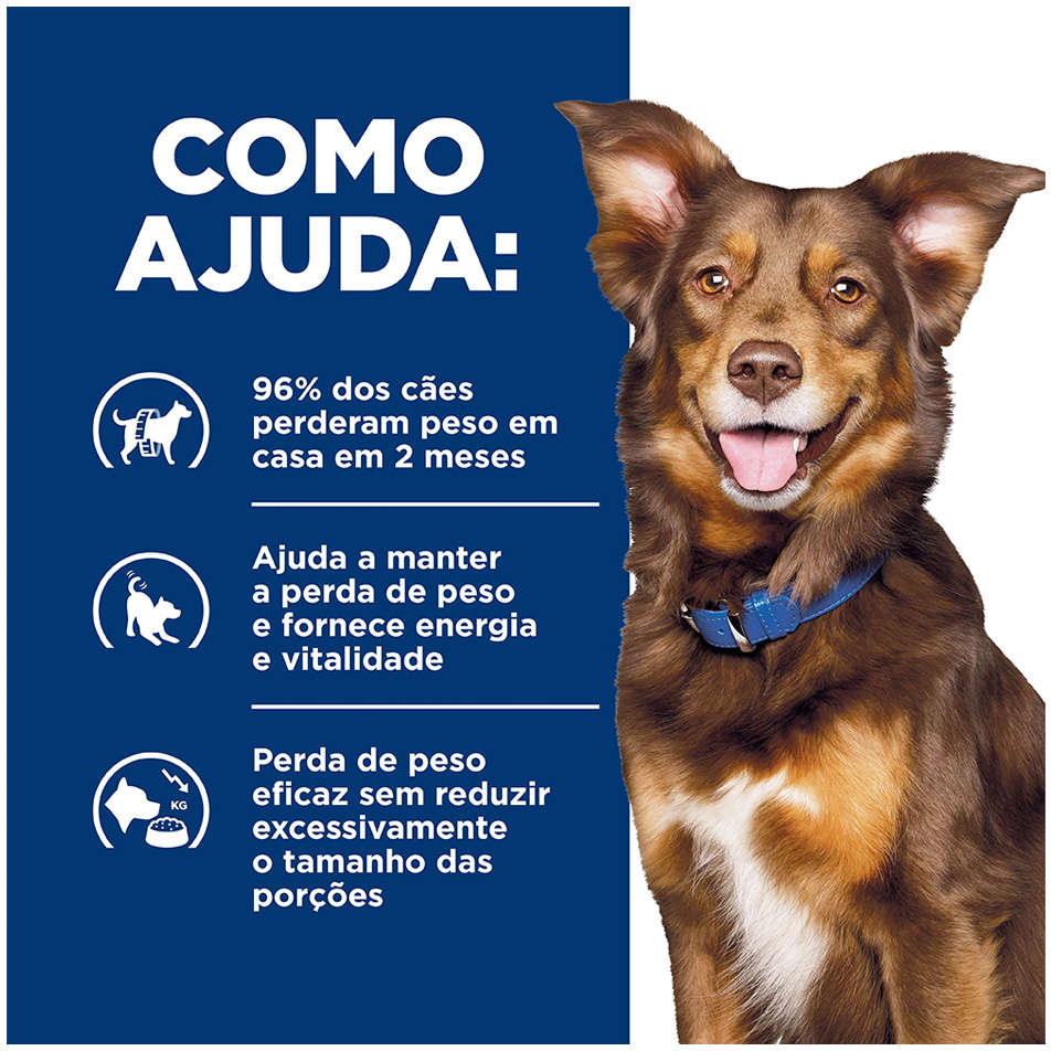 Ração Seca Hill’s Prescription Diet Metabolic Obesidade para Cães Adultos e Sênior sabor Frango - 1,5Kg