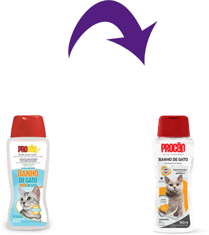 Shampoo Procão Banho de Gato - 500 mL