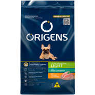 Ração Seca Origens Light Frango e Cereais para Cães Adultos Porte Mini e Pequeno - 10,1Kg