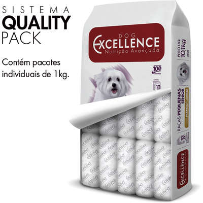 Ração Seca Dog Excellence Frango e Arroz para Cães Idosos Raças Pequenas