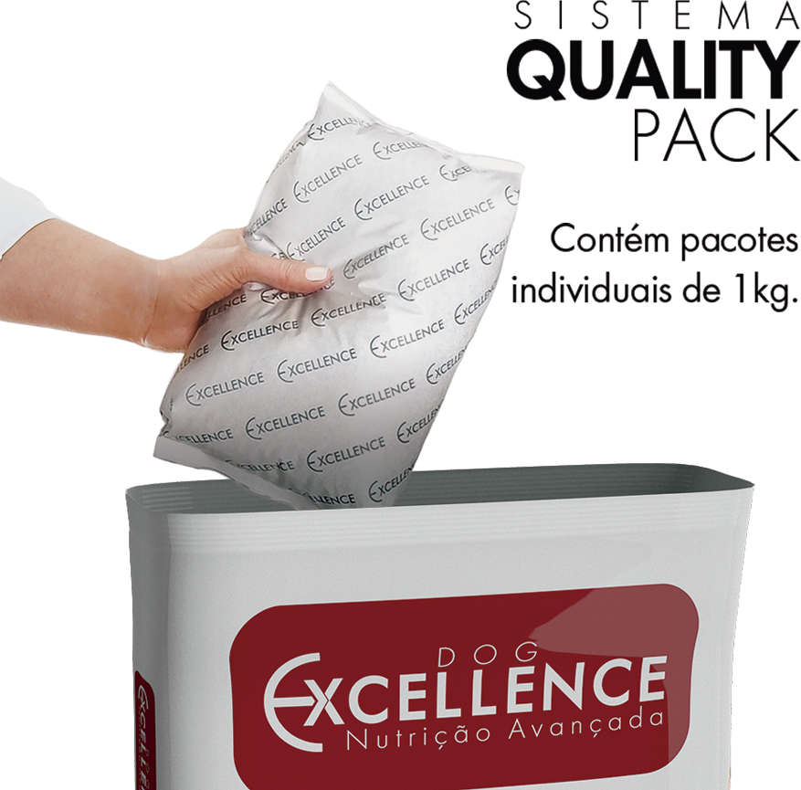 Ração Seca Dog Excellence Frango e Arroz para Cães Idosos Raças Médias e Grandes - 15Kg
