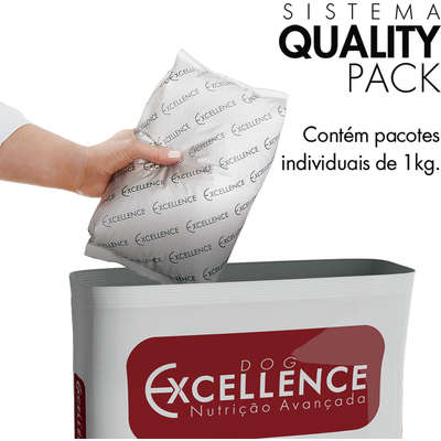 Ração Seca Dog Excellence Frango e Arroz para Cães Idosos Raças Médias e Grandes