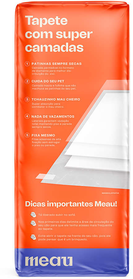 Tapete Higiênico Meau para Cães - 30 Unidades