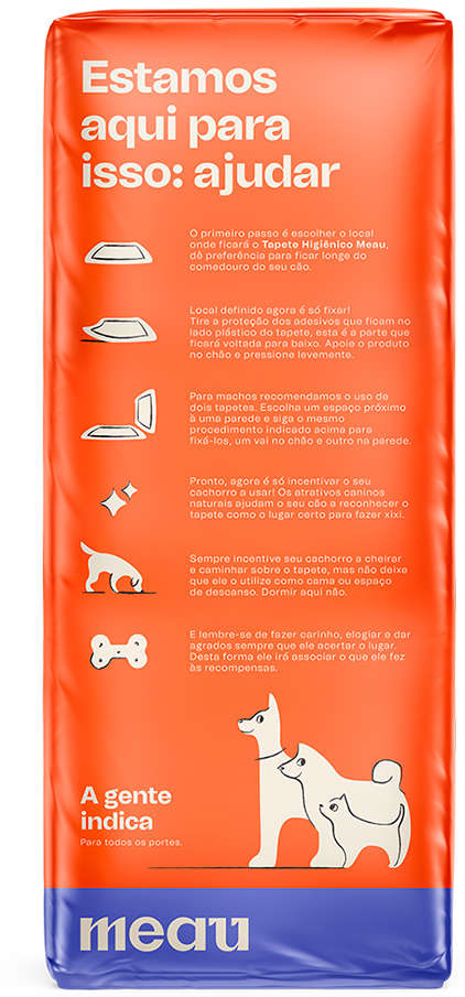 Tapete Higiênico Meau para Cães - 30 Unidades