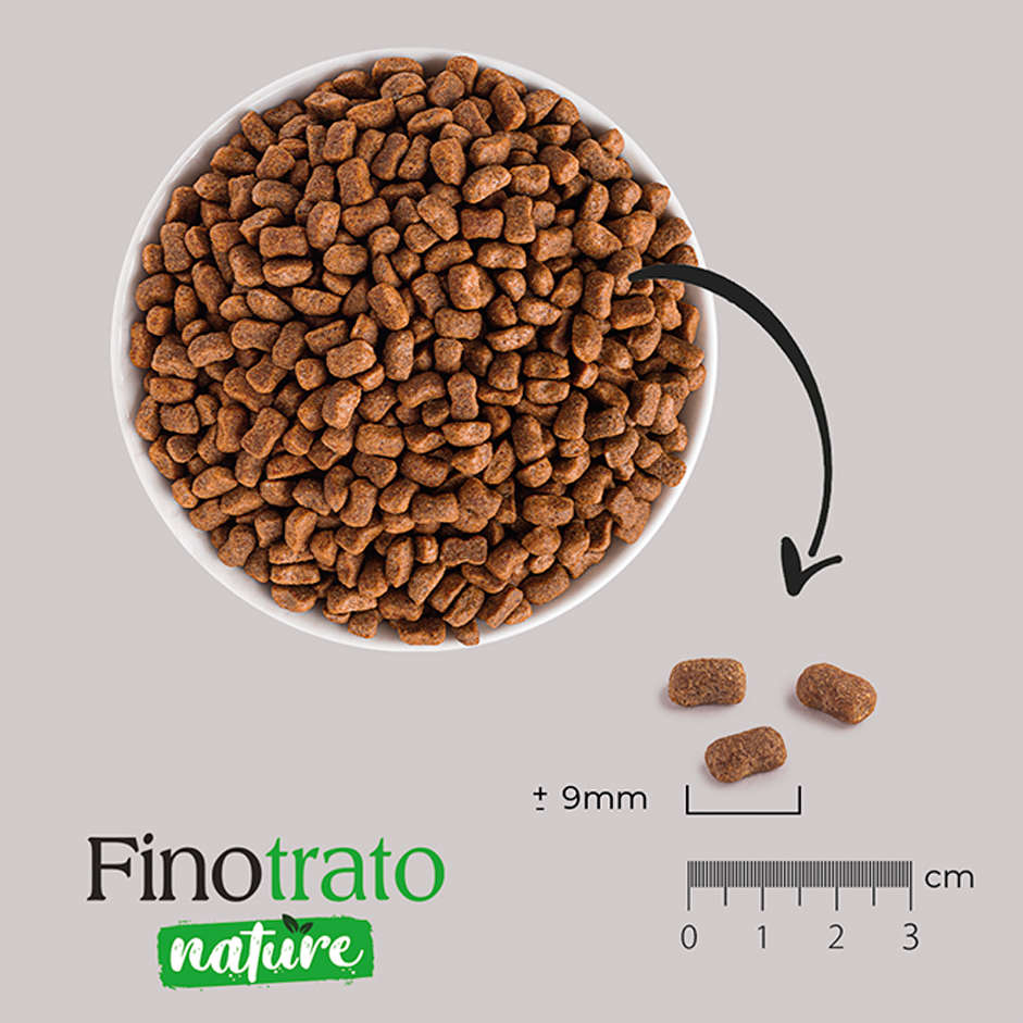 Ração Seca Finotrato Nature para Cães Adultos Raças Pequenas e Médias - 10,1Kg