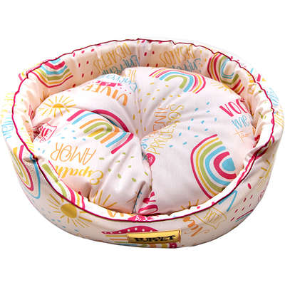 Cama Luppet Europa Rosa Arco-Irís Rosa