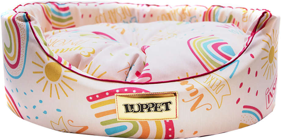 Cama Luppet Europa Rosa Arco-Irís Rosa - Tam. GG