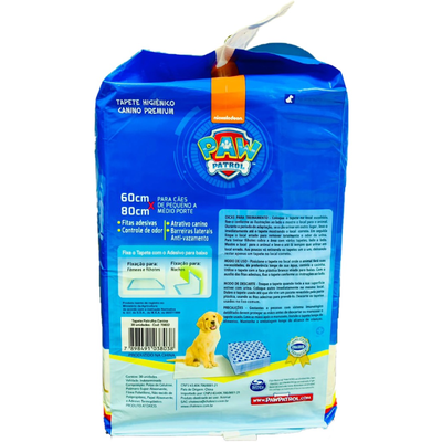 Tapete Higiênico Chalesco Patrulha Canina para Cães de Pequeno e Médio Porte	