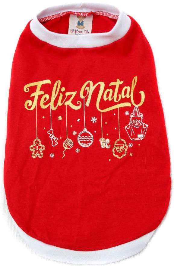 Roupinha de Natal Vermelha - Tam. 05