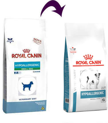 Ração Royal Canin Veterinary Nutrition Hypoallergenic Small Dog para Cães de Raças Pequenas - 2Kg