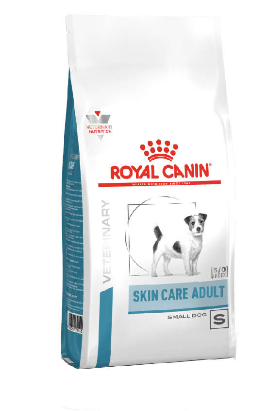 Ração Royal Canin Veterinary Nutrition Skin Care Adult Small Dog para Cães com Doenças de Pele - 2Kg
