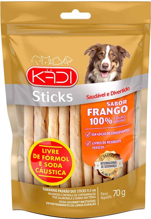 Petisco Kadi para Cães Sabor Frango - 20 Unidades