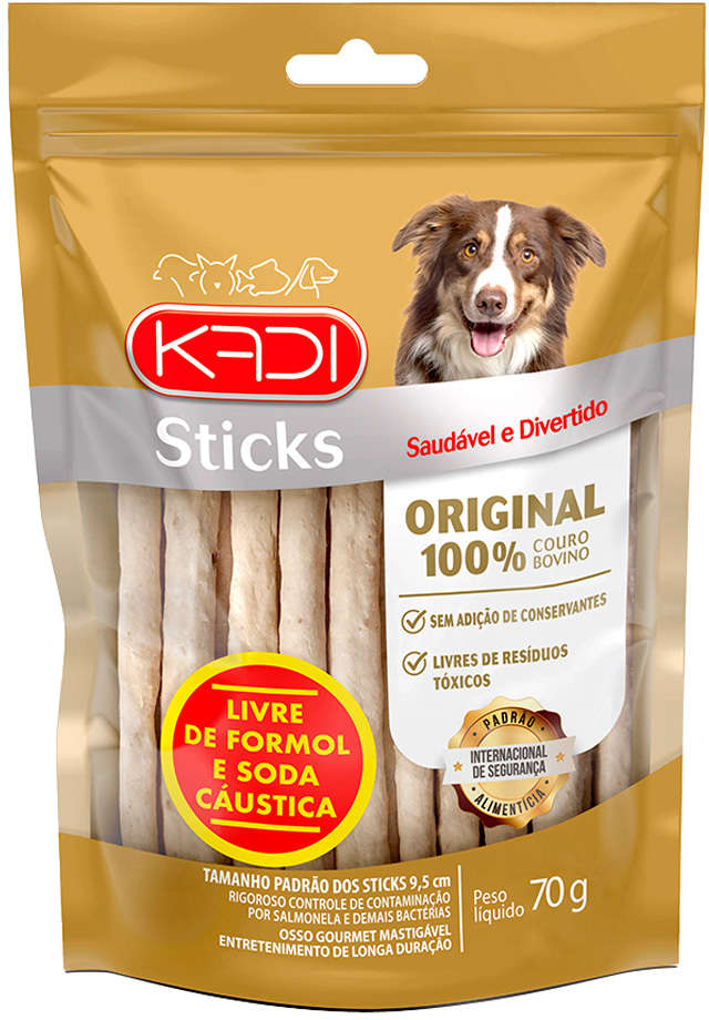 Petisco Kadi para Cães Sabor Natural - 20 Unidades