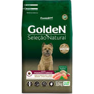 Ração Seca GoldeN Seleção Natural Frango e Arroz para Cães Sênior de Porte Pequeno - 3Kg