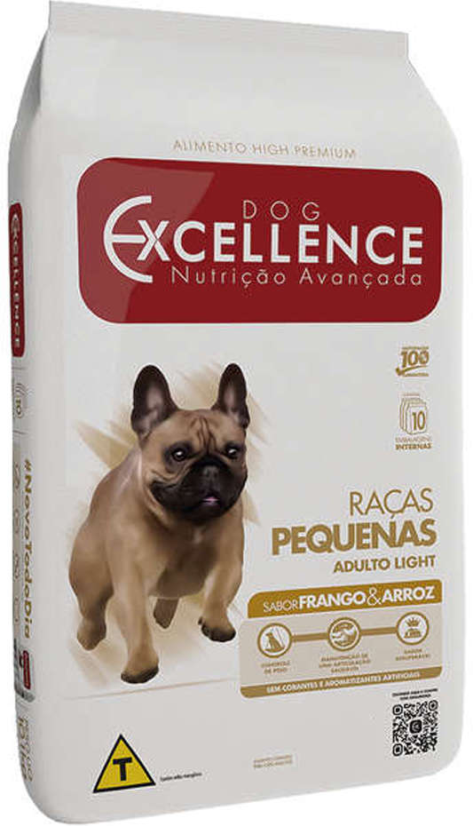 Ração Dog Excellence Light para Cães Raças Pequenas - 1,5Kg