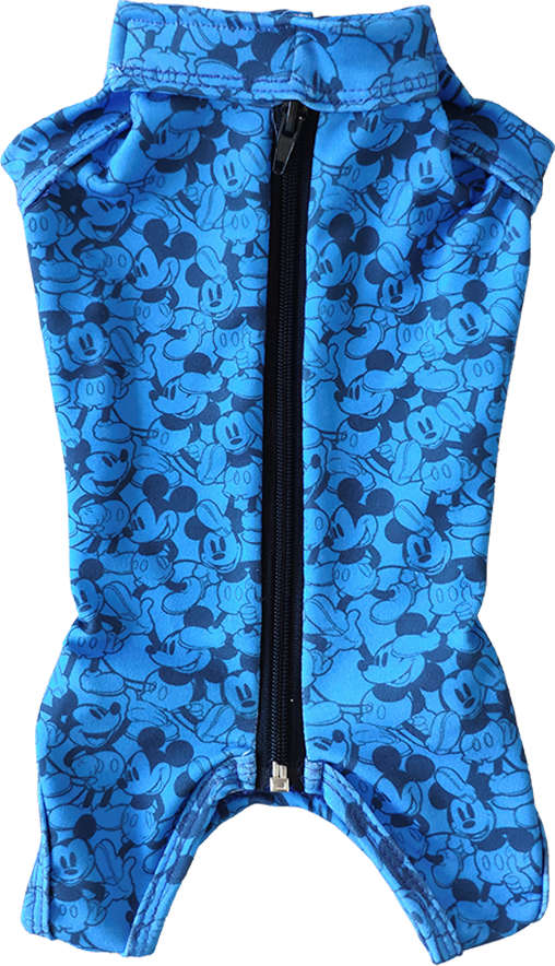 Roupa Pós Cirúrgica Disney Mickey Azul - Tam. 04