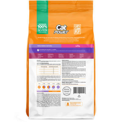 Ração Seca Cat Power Salmão para Gatos Castrados Adultos