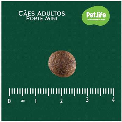 Ração Seca Pet.life Frango e Arroz para Cães Adultos Porte Mini