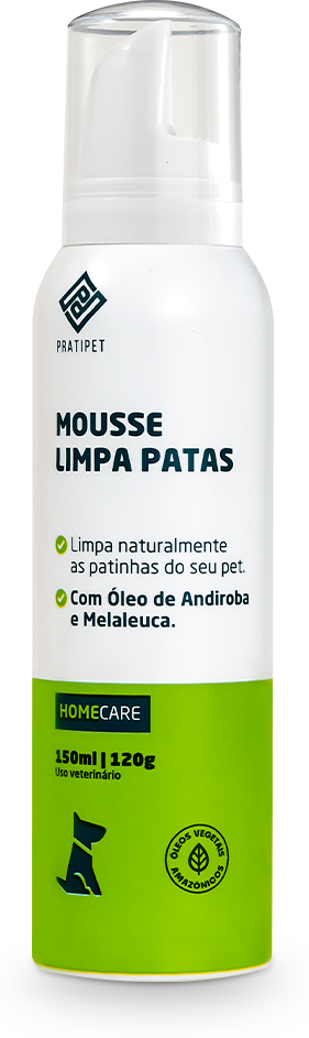 Mousse Pratipet Home Pet Limpa Patas - 150 mL