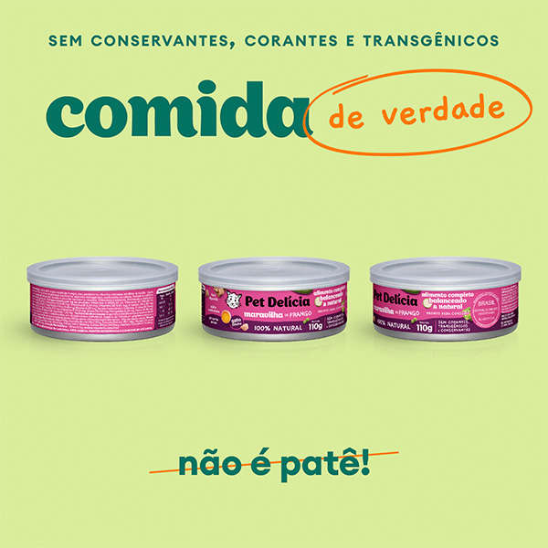 Ração Úmida Pet Delícia Natural Maravilha de Frango - 110 g