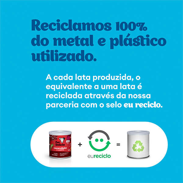 Ração Úmida Pet Delícia Natural Frango com Maçã Fit Light - 320 g