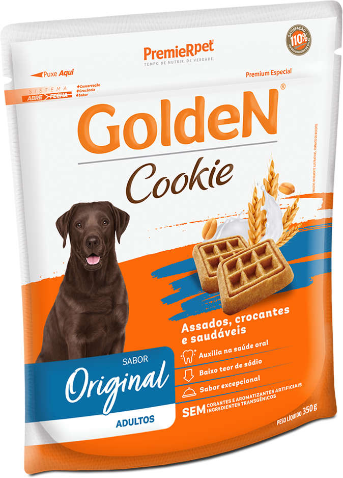 Biscoito GoldeN para Cães Adultos Sabor Original - 350g